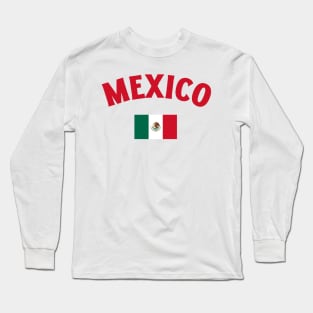 Mexico Flag Long Sleeve T-Shirt